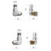 Kép 3/3 - AREZZO design CORNERPEX/VISION radiátor szelep fekete, jobb AR-CORNERPEX-B-R