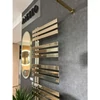 Kép 2/3 - AREZZO design HORIZONT SHINY GOLD SLIM 1200x500 törölközőszárítós radiátor, fényes arany AR-HS12050SGLE