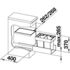 Kép 2/4 - BLANCO FLEXON II 30/2 hulladéktároló 521467