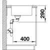 Kép 3/7 - BLANCO ANDANO 450-IF rozsdamentes mosogató 522961