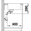 Kép 3/7 - BLANCO ANDANO 340/180-IF rozsdamentes mosogató, jobbos 522973