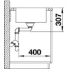 Kép 3/6 - BLANCO LEMIS XL 6 S-IF rozsdamentes mosogató furattal 523035