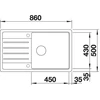 Kép 2/5 - BLANCO LEGRA XL 6 S Gránit mosogató, fehér 523328