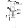 Kép 2/3 - Blanco LATO mosogatószer adagoló, króm 525808