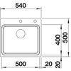 Kép 2/4 - BLANCO ETAGON 500-IF/A rozsdamentes acél mosogató 521748