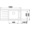 Kép 4/6 - BLANCO ANDANO XL 6 S-IF rozsdamentes acél mosogató baloldali főmedencével 523000