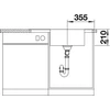 Kép 3/6 - BLANCO ANDANO XL 6 S-IF Compact mosogató jobboldali főmedencével 523001