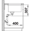 Kép 3/5 - BLANCO SUBLINE 800-U antracit mosogató 523141