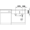 Kép 2/4 - BLANCO SUBLINE 430/270-U palaszürke mosogató 523152