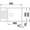 Kép 4/4 - BLANCO ZIA XL 6 S Compact antracit mosogató 523273