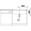 Kép 2/4 - BLANCO SUBLINE 700-U palaszürke mosogató 523443