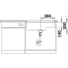 Kép 2/4 - BLANCO SUBLINE 700-U Level antracit mosogató 523452