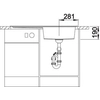 Kép 3/5 - BLANCO ZENAR XL 6 S gyöngyszürke mosogató jobboldali főmedencével fa vágódeszkával 523957