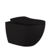Kép 1/3 - Creavit FREE Rimless WC - matt fekete FE322-11SM00E-0000
