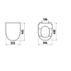 Kép 2/2 - Creavit MARE Soft Close WC ülőke KC1703.02.0000E