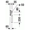Kép 2/3 - Duravit piszoár szifon 50 mm 0051110000