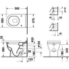 Kép 2/3 - Duravit Starck 3 álló wc WonderGliss felülettel 01240900001