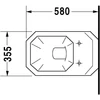 Kép 3/5 - Duravit 1930 fali wc 0182090000