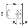 Kép 4/6 - Duravit 1930 fali bidé 0266100000