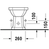 Kép 6/6 - Duravit 1930 álló bidé 0267100000