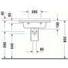 Kép 4/8 - Duravit Starck 3 70x49 cm mosdó 0304700000