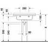 Kép 3/5 - Duravit Starck 3 70x49 cm mosdó túlfolyó nélkül 0304700041