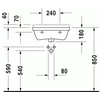 Kép 3/3 - Duravit Starck 3 Med 50x36 cm mosdó 0307500000