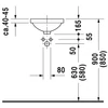 Kép 3/3 - Duravit Architec Ø 32,5 cm-es alulról beépíthető mosdó 0319320000