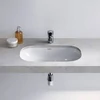 Kép 3/5 - Duravit D-Code 49x29 cm-es alulról beépíthető mosdó 033849 (0338490000)