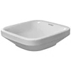 Kép 1/5 - Duravit Durastyle 43x43 cm-es ráültethető mosdó 0349430000