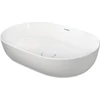 Kép 1/4 - Duravit Luv 60x40 cm ráültethető mosdó, szatén fehér 0379602600