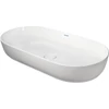 Kép 1/4 - Duravit Luv 80x40 cm ráültethető mosdó, szatén fehér 0379802600