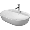 Kép 1/5 - Duravit Luv 60x40 cm ráültethető mosdó, fehér 0380600000