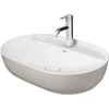 Kép 1/4 - Duravit Luv 60x40 cm ráültethető mosdó, szatén homok 0380602100