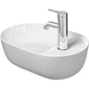 Kép 1/4 - Duravit Luv 42x27 cm ráültethető mosdó, szatén szürke 0381422300