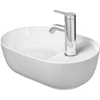 Kép 1/4 - Duravit Luv 42x27 cm ráültethető mosdó, szatén fehér 0381422600