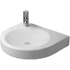 Kép 1/4 - Duravit Architec 57,5x52 cm mosdó med kikönnyítés szappanadagolónak jobbra, csaplyuk-kikönnyítés balra 0443580000