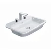 Kép 1/3 - Duravit Happy D.2 60x46 cm beépíthető mosdó három csaplyukkal 0483600030