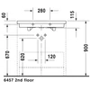 Kép 4/4 - Duravit 2nd floor 80x50 cm mosdó 0491800000