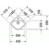 Kép 2/3 - Duravit ME by Starck 43x38 cm sarokkézmosó 0722430000