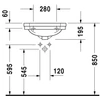 Kép 3/3 - Duravit 1930 50x36,5 cm-es kézmosó 0785500000