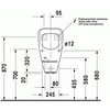 Kép 4/4 - Duravit Utronic elektronikus (hálózat) piszoár 0830370093