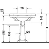 Kép 2/4 - Duravit 1930 mosdóláb 0857900000 (043870 és 043880 mosdóhoz)