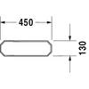 Kép 2/5 - Duravit 1930 Polc 450 mm 0892450000