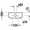 Kép 3/5 - Duravit D-Code monoblokkos öblítőtartály 0927000004