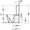 Kép 2/3 - Duravit Starck 2 monoblokkos wc-hez tartály 0933000005