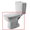 Kép 1/4 - Duravit D-Code alsó kifolyású, mélyöblítésű monoblokkos WC-csésze (21110100002)