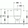 Kép 5/6 - Duravit D-code monoblokkos wc csésze 21180900002