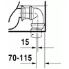 Kép 6/11 - Duravit Happy D.2 monoblokkos wc alsó rész 2134090000