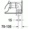 Kép 10/11 - Duravit Durastyle monoblokkos wc csésze WonderGliss felülettel 21560900001